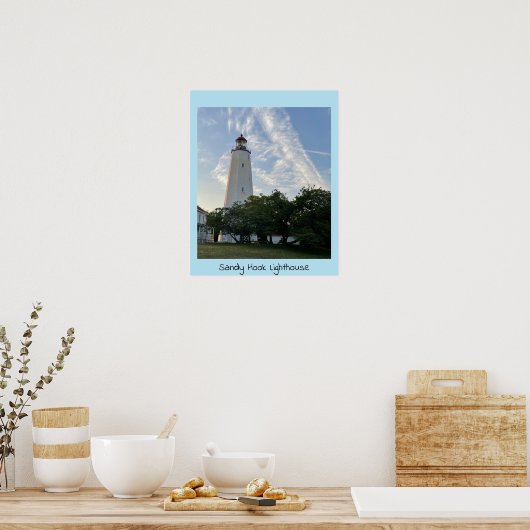 Sandy Hook Lighthouse Poster (Küche)