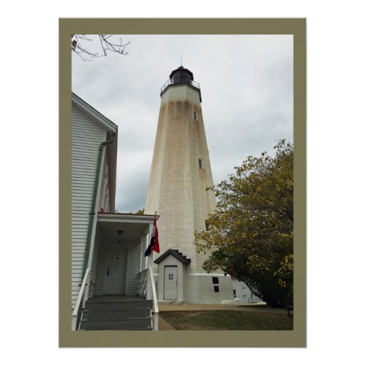 Sandy Hook Lighthouse Poster (Vorderseite)