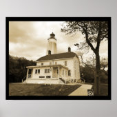 Sandy Hook Lighthouse Poster (Vorne)