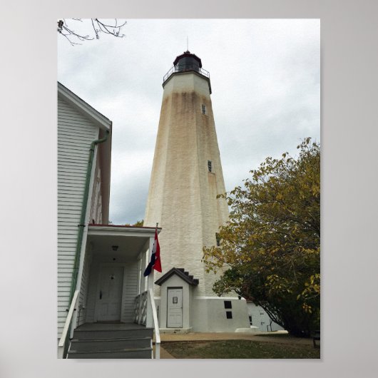 Sandy Hook Lighthouse Poster (Vorne)