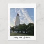 Sandy Hook Lighthouse Postkarte (Vorderseite)