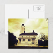Sandy Hook Lighthouse Postkarte (Vorne/Hinten)