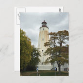 Sandy Hook Lighthouse Postkarte (Vorne/Hinten)