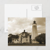 Sandy Hook Lighthouse Postkarte (Vorne/Hinten)