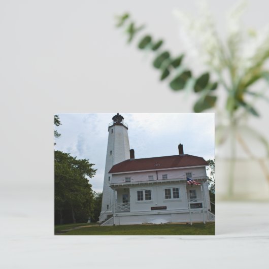 Sandy Hook Lighthouse Postkarte (Stehend Vorderseite)