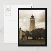 Sandy Hook Lighthouse Postkarte (Vorne/Hinten)