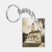 Sandy Hook Lighthouse Schlüsselanhänger (Vorderseite links)