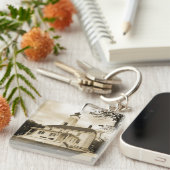 Sandy Hook Lighthouse Schlüsselanhänger (Vorderseite rechts)