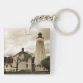 Sandy Hook Lighthouse Schlüsselanhänger (Rückseite)