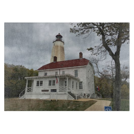 Sandy Hook Lighthouse Schneidebrett (Vorderseite)