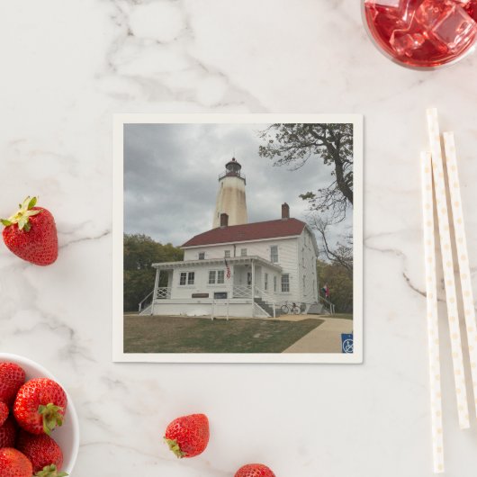 Sandy Hook Lighthouse Serviette (Beispiel)