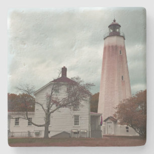 Sandy Hook Lighthouse Steinuntersetzer