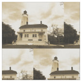 Sandy Hook Lighthouse Stoff (Nahaufnahme)