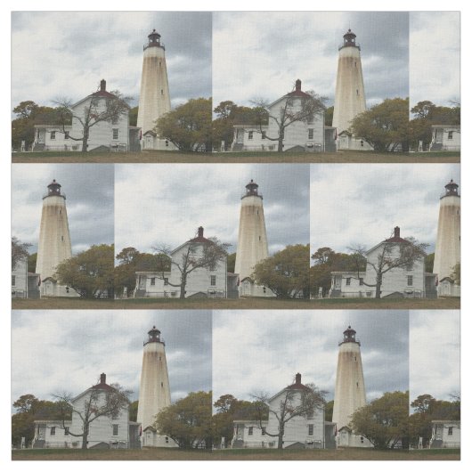 Sandy Hook Lighthouse Stoff (Muster)