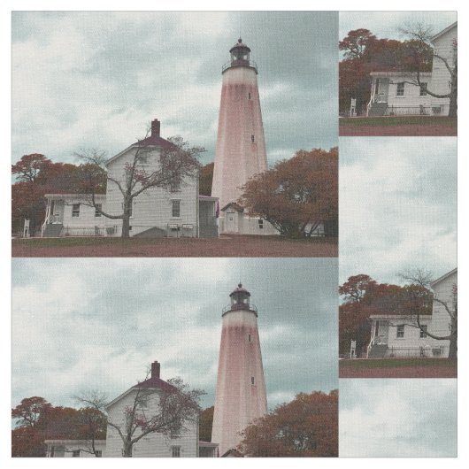 Sandy Hook Lighthouse Stoff (Nahaufnahme)