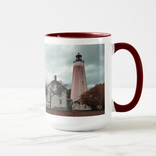Sandy Hook Lighthouse Tasse (Rechts)