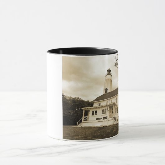 Sandy Hook Lighthouse Tasse (Zentrum)
