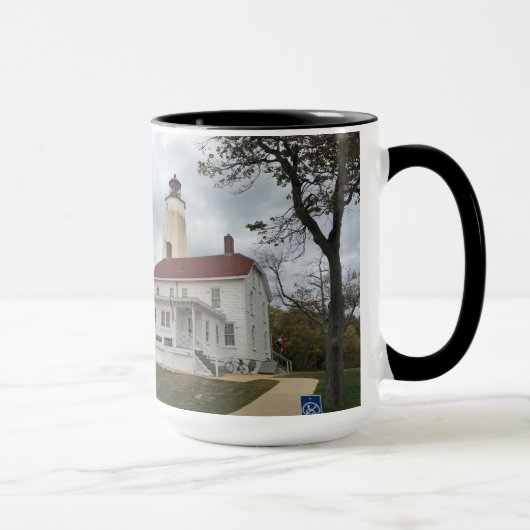 Sandy Hook Lighthouse Tasse (Rechts)