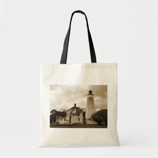 Sandy Hook Lighthouse Tragetasche (Vorne)