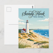 Sandy Hook, New Jersey Postkarte (Vorne/Hinten)