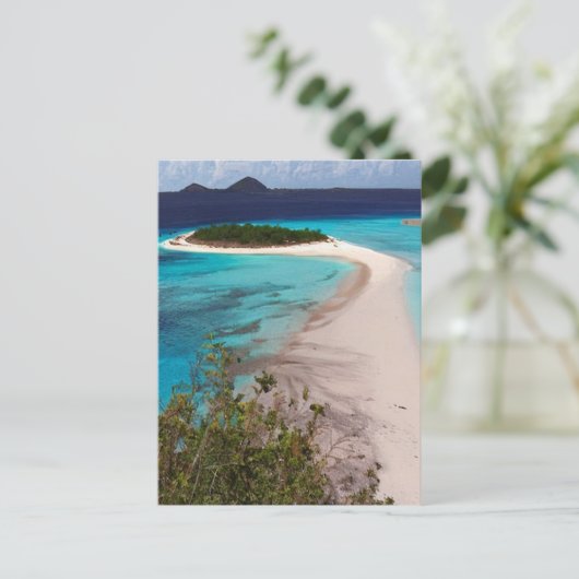 Sandy Island, Anguilla Postkarte (Stehend Vorderseite)