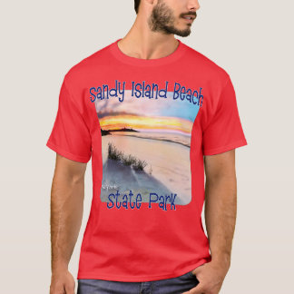 Sandy Island Beach Staat Park New York T-Shirt