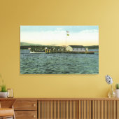 Sandy Island, Boston YMCA Camp Landing View Leinwanddruck (Insitu (Wohnzimmer))