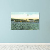 Sandy Island, Boston YMCA Camp Landing View Leinwanddruck (Insitu (Holzboden))