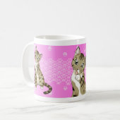 Sandy-Katzen-Tasse Kaffeetasse (Vorderseite Links)
