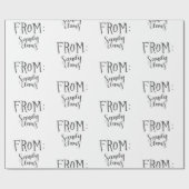 Sandy kratzt Packpapier (Flach)