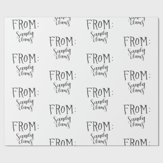 Sandy kratzt Packpapier (Flach)