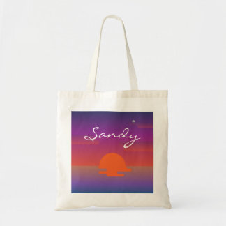 Sandy Name-Tasche mit individuellem Namen und Sonn Tragetasche