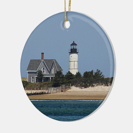 Sandy Neck Lighthouse Keramikornament (Links)