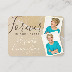 Sandy Ocean Beach Beunerdigung Memorial Custom Fot Visitenkarte