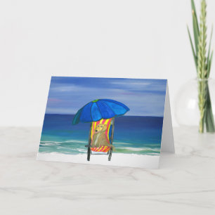 Sandy Paws Beach Dog Karte