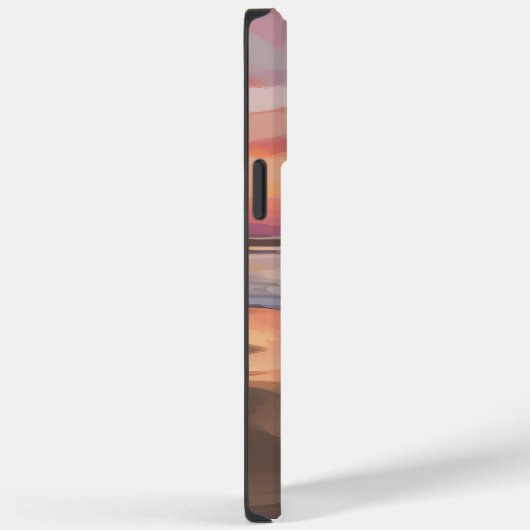 Sandy Paws Beagle Dog on Beach Sunset Case-Mate iPhone Hülle (Rückseite / Rechts)