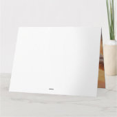 Sandy Paws Bernese Mountain Dog on Beach Sunset Karte (Rückseite)