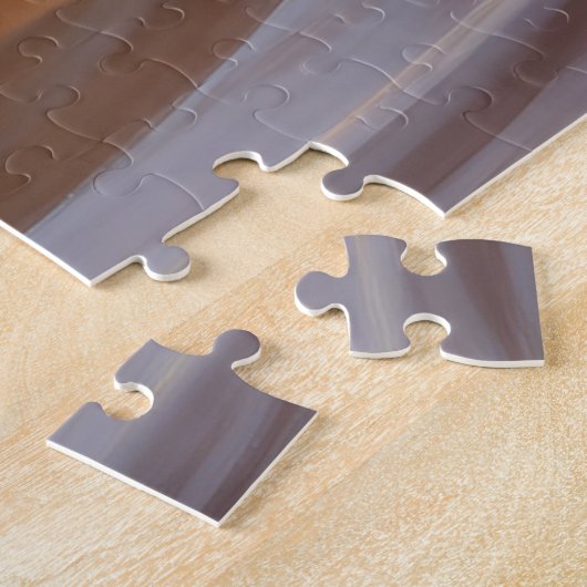 Sandy Paws Bernese Mountain Dog on Beach Sunset Puzzle (Seite)