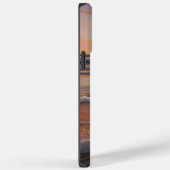 Sandy Paws Bichon Frise Dog on Beach Sunset Case-Mate iPhone Hülle (Rückseite / Rechts)