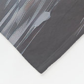 Sandy Paws Bloodhound Dog on Beach Sunset Fleecedecke (Ecke)