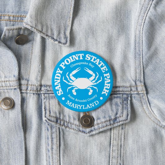 Sandy Point SP (Krabbe) Button (Beispiel)