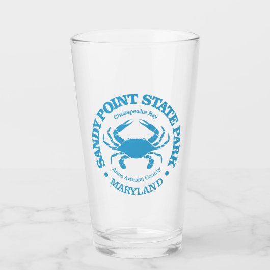 Sandy Point SP (Krabbe) Glas (Vorderseite)