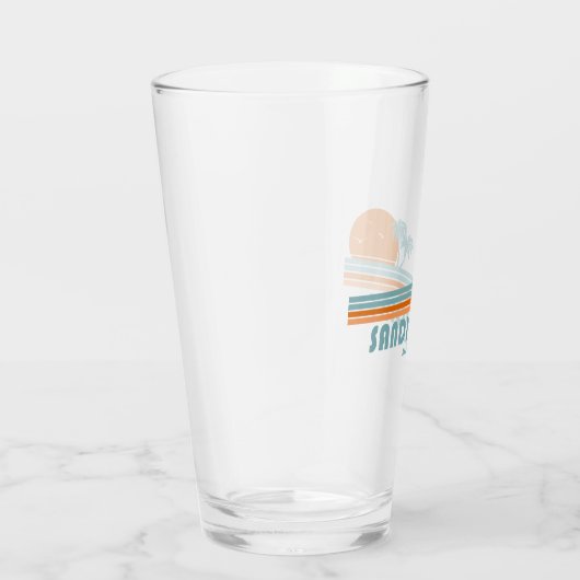 Sandy Point Staat Park Maryland Sun Palm Trees Glas (Rechts)