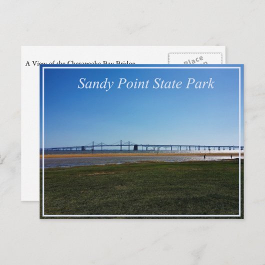 Sandy Point State Park Postkarte (Vorne/Hinten)