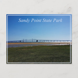 Sandy Point State Park Postkarte