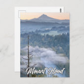 Sandy River And Mount Hood, Oregon, USA Postkarte (Vorne/Hinten)
