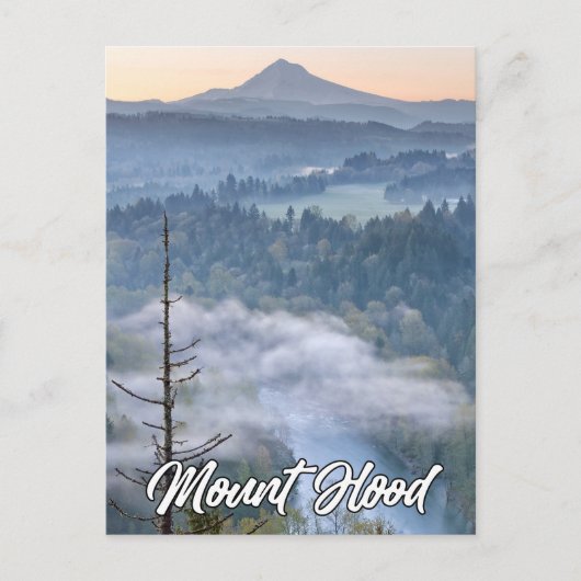 Sandy River And Mount Hood, Oregon, USA Postkarte (Vorderseite)