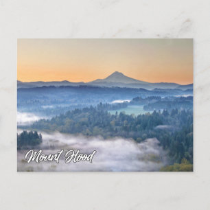 Sandy River & Mount Hood, Oregon, USA Postkarte