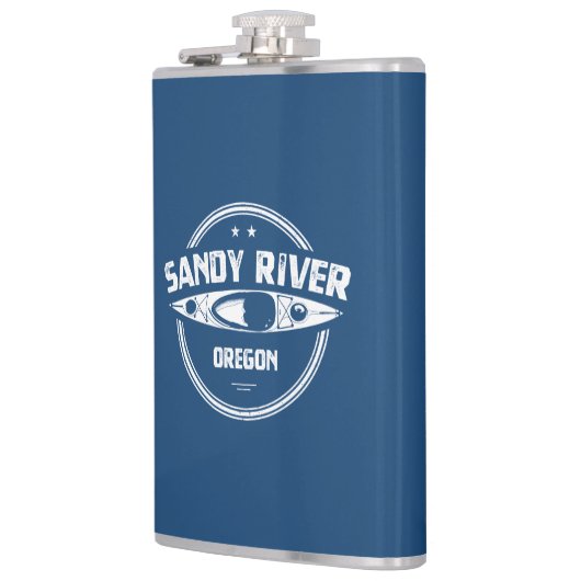 Sandy River Oregon Kayaking Flachmann (Links)