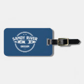 Sandy River Oregon Kayaking Gepäckanhänger (Vorderseite horizontal)